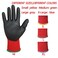 JM-FUHAND JMFUHAND UltraThin Polyurethane Coated Safety Work Gloves 12 Pairs Red Medium