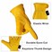 Kim Yuan Winter Warm Work Gloves 3M Thinsulate Lining Perfect for GardeningCuttingConstructionMotorcycle 1 Pair XL YELLOW