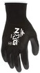 MCR Safety 9669L NXG Work Gloves 13 Gauge Black Nylon Shell Black Polyurethane PU 1 Pair