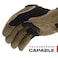 Mechanix Wear MPact Work Gloves with Secure Fit Work Gloves with Impact Protection and Vibration Absorption Safety Gloves for Men Brown XLarge