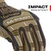 Mechanix Wear MPact Work Gloves with Secure Fit Work Gloves with Impact Protection and Vibration Absorption Safety Gloves for Men Brown XLarge