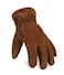 OZERO Work Gloves Winter Insulated Snow Cold Proof Leather Glove Thick Thermal Imitation Lambswool Extra Grip Flexible Warm for Working in Cold Weather for Men and Women BrownLarge