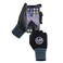 LIO FLEX Safety Work Gloves with Touchscreen Fingers 3 Pairs Thin Lightweight Working Gloves Ideal for Warehouse Workers Delivery Drivers Nitrile Foam Coated Grip Gloves for Women and Men Black S