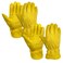 SKYDEER Premium Full Wild Elkskin Leather Winter Work Gloves 2 Pairs Cold Weather Durable Breathable AntiSlip Grip for Truck Driving and Labor Use SD8683TL