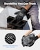 toolant Crinkle Latex Work Gloves Bulk Rubber Coated Safety Work Gloves for Men and Women 12 Pairs for Construction Gardening Warehouse Gray Large