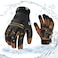 Vgo... Vgo 4 or above Winter Waterproof High Dexterity Heavy Duty Mechanic Glove Antivibration Antiabrasion Touchscreen 1 PairMBrownGA8954FW