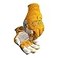 Caiman Genuine Top Cow Grain Leather Velcro RevolutionTM Gloves LargeYellow