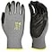 G & G F Products 12 PAIRS Mens Working Gloves with Micro Foam Coating Garden Gloves Texture Grip mens Work Glove For general purpose construction yardwork Large 1519L12GreyBlack