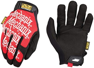 Mechanix Wear Original Work Gloves MultiPurpose Outdoor Work Gloves Secure Fit Durable Machine Washable Breathable Comfortable Small Red