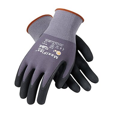 MaxiFlex 34874 Ultimate Nitrile Grip Work Gloves Small 3 Piece
