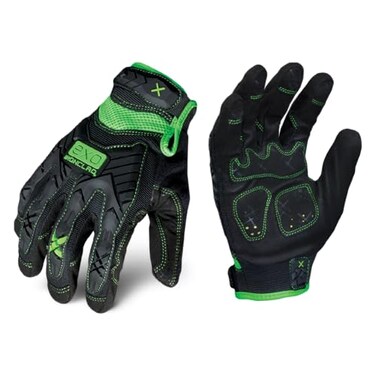Ironclad mens Medium Impact Work Gloves Black Medium Pack of 1 US