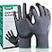 Kebada W512 Pairs Safety Work Gloves Foam Nitrile Coated Seamless Knit Nylon Glove with Grip Ideal for Mechanic Warehouse Construction Gardening Medium