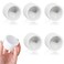 Boltigen 2inch White PVC Pipe End Cap Plug 6PCS PVC Pipe Plug Socket Fitting Adapter Connector for Building PVC Furniture DIY Garden Shelf Schedule 40