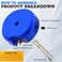 blekoo BLEKOO PVC Pipe Reamer 2 Inch PVC Socket Saver Fit Into Standard 12 Drills