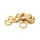 Joywayus 12 Female Thread Brass Pipe Fitting Hex Lock Nut for Plumbing fixed Pack of 10
