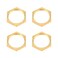 Joywayus 12 Female Thread Brass Pipe Fitting Hex Lock Nut for Plumbing fixed Pack of 10