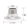 QiiMii Sanitary Tri clamp 505mm to NPT Female Thread adaptor SS304 Tri clamp adaptor Pipe Fitting Thread Size34 NPT