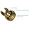 SharkBite 112 Inch x 1 Inch CTS Fitting Reducer Push to Connect Brass Plumbing Fitting PEX Pipe Copper CPVC PERT HDPE UXL124128