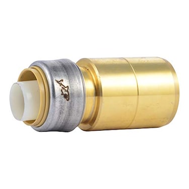 SharkBite 112 Inch x 1 Inch CTS Fitting Reducer Push to Connect Brass Plumbing Fitting PEX Pipe Copper CPVC PERT HDPE UXL124128