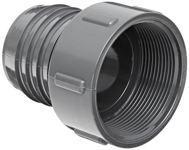 Spears Manufacturing Spears 1435 Series PVC Tube Fitting Adapter Schedule 40 Gray 34 Barbed x NPT Female
