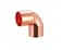 EZ-FLUID 1 EZFLUID Plumbing 2 C X C LF Short Radius Copper 90 Degree Elbow Pressure Copper Fitting with Sweat Solder Connection for ResidentialCommercial