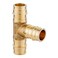 EFIELD 10Pack Pex A Full Flow Expansion Brass Fittings 34 x 34 x 34 Tee ONLY For PexA Tubing Connection ASTM F1960PEX1960043