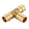 EFIELD 10Pack Pex A Full Flow Expansion Brass Fittings 34 x 34 x 34 Tee ONLY For PexA Tubing Connection ASTM F1960PEX1960043
