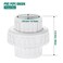 VYH 114 PVC Union Coupling Pipe Fitting114 PVC Slip Union Schedule 40 PVC AdapterSocket x Socket builtin EPDM ORing White 2 Pack