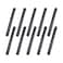 Home TZH 12 x 8 Black Painted Iron Pipe 10 Pack Black Paint Finish Threaded Pipework of metal for DIY ProjectFurnitureShelving Decoration 10 8
