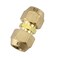 Timsec 12Inch AC Pipe Joint Connectors Free Welding Brass Pipe Coupler Adapters for Air Conditioning Copper Pipe Connection including 2Pcs Flare Nuts Works for Butt Copper Tube Diameter 12 or 127mm