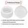Lswteiz 15Pack 1 Inch Female PVC Pipe End Cap 1 Inch Female Threaded Plug Adapter SCH 40 PVC Pipe threaded Cap Fitting 1 PVC Pipe Female Plug Socket for Plumbing Water Line White