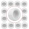 Lswteiz 15Pack 1 Inch Female PVC Pipe End Cap 1 Inch Female Threaded Plug Adapter SCH 40 PVC Pipe threaded Cap Fitting 1 PVC Pipe Female Plug Socket for Plumbing Water Line White