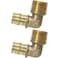 XFITTING 2 Pieces 12 Pex A Male Elbow Expansion Male NPT Elbow F1960