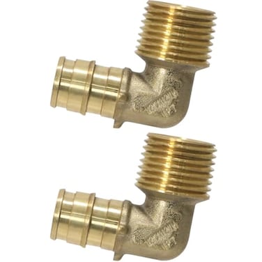 XFITTING 2 Pieces 12 Pex A Male Elbow Expansion Male NPT Elbow F1960