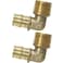 XFITTING 2 Pieces 12 Pex A Male Elbow Expansion Male NPT Elbow F1960