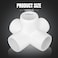 TianTianUp 20Pack 12 inch 5 Way PVC Fitting Elbow Furniture Grade Pipe Connector for DIY PVC Shelf Greenhouse Support Structure Frame