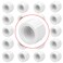 Lswteiz 20Pack 12 Inch Female PVC Pipe End Cap 12 Inch Female Threaded Plug Adapter SCH 40 PVC Pipe threaded Cap Fitting 12 PVC Pipe Female Plug Socket for Plumbing Water Line White