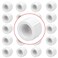 Lswteiz 20Pack 12 Inch Female PVC Pipe End Cap 12 Inch Female Threaded Plug Adapter SCH 40 PVC Pipe threaded Cap Fitting 12 PVC Pipe Female Plug Socket for Plumbing Water Line White