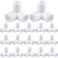 YUBONCE 24Pack PVC Elbow Fittings 34 Inch 3 Way PVC Pipe Joints for SCH40 PVC Pipe
