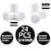 YUBONCE 24Pack PVC Elbow Fittings 34 Inch 3 Way PVC Pipe Joints for SCH40 PVC Pipe