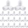 YUBONCE 24Pack PVC Elbow Fittings 34 Inch 3 Way PVC Pipe Joints for SCH40 PVC Pipe
