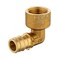 EFIELD 2Pack Pex A Full Flow Expansion Brass Fittings 34 X 34 Female Elbow Adapter ASTM F1960PEX1960102