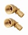 EFIELD 2Pack Pex A Full Flow Expansion Brass Fittings 34 X 34 Female Elbow Adapter ASTM F1960PEX1960102