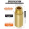 FULAIWANG 2pack Upgrade Brass Pipe Plumbing Extender Adapter with Rubber Oring 12 NPT Male x 12 NPT Female Pipe Fitting Seamless Leakproof Extender 181 Total Length 3