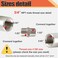Drinsalys 2pcs 34 Male X 34 Male Pipe Hex Nipple 304 Stainless Steel MNPT Threaded Short Equal Connector Heavy Duty Straight Male Pipe Fitting Nipple Adapter 342pcs