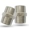 Drinsalys 2pcs 34 Male X 34 Male Pipe Hex Nipple 304 Stainless Steel MNPT Threaded Short Equal Connector Heavy Duty Straight Male Pipe Fitting Nipple Adapter 342pcs