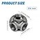 Home TZH 34 5Way Side Outlet Tee 4Pack 5Way Corner Gray Malleable Cast Iron Pipe Fitting for Industrial Pipe Furniture and DIY Decoration 4 34