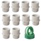 YTFSA 34 inch White PVC Pipe Fitting 10 Pack 34 inch NPT Female Thread PVC Pipe Fitting Adapter Connector Sch40 PVC Slip Coupling PVC Female Threaded Pipe Coupling Socket x NPT Female