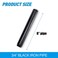 Home TZH 34 x 8 Black Painted Iron Pipe 10 Pack Threaded Black Paint Finish Metal Pipe Nipple for DIY ProjectFurnitureShelving Decoration10 8