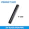 Home TZH 34 x 8 Black Painted Iron Pipe 10 Pack Threaded Black Paint Finish Metal Pipe Nipple for DIY ProjectFurnitureShelving Decoration10 8